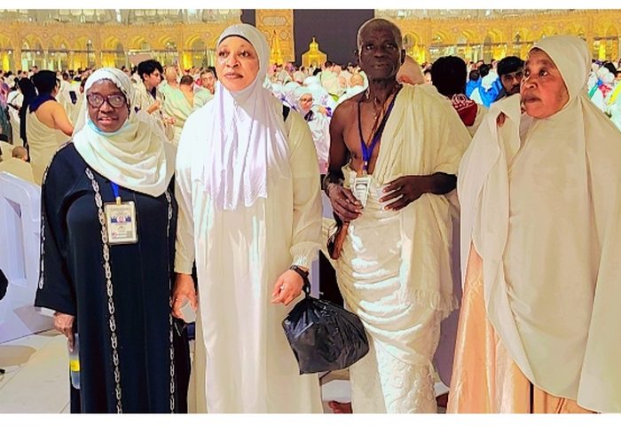 Pilgrims in the Haram